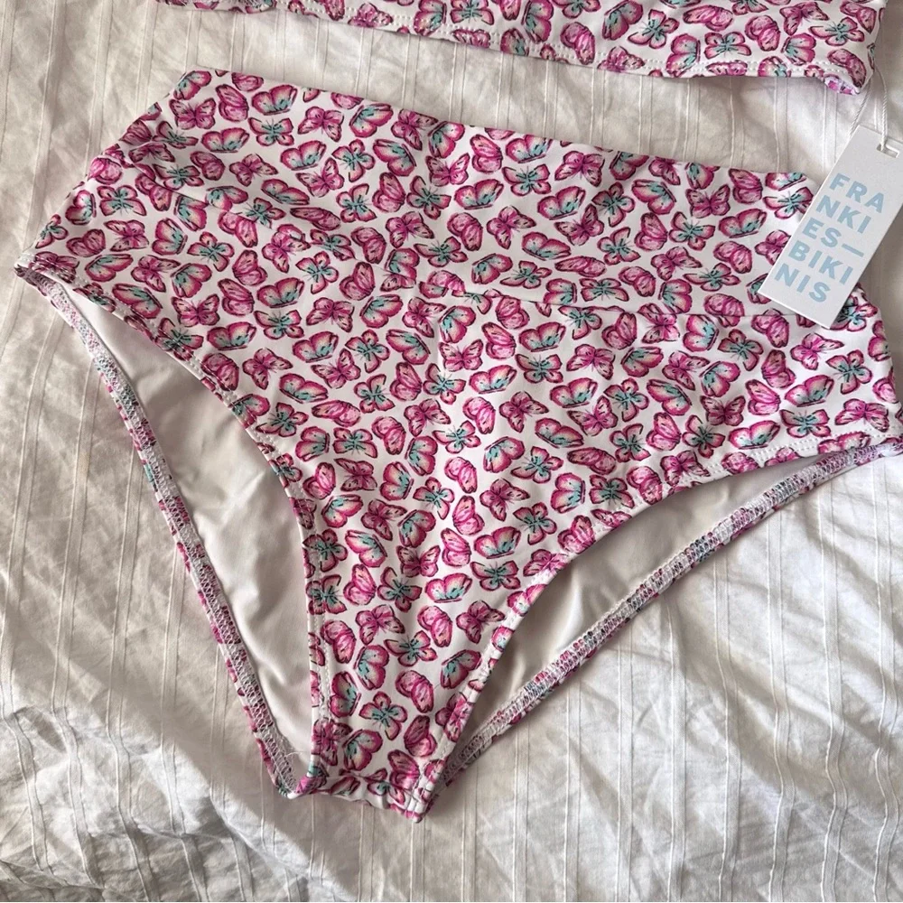 Frankies Bikinis NWT Papillon Bikini Set Kendall Top Alexis Bottom size small